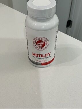 Silver fern Motility Digestive Supplement - White & Red Bottle